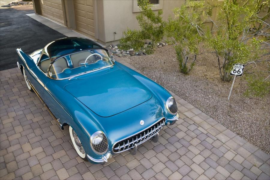  Chevrolet Corvette Bubbletop Roadster 1954 года  (фото 9 из 24)